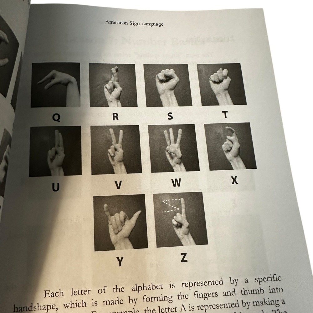 American Sign Language ASL Beginners Guide 2023 Learn in 30‎ Days Tips - Picture 4 of 6